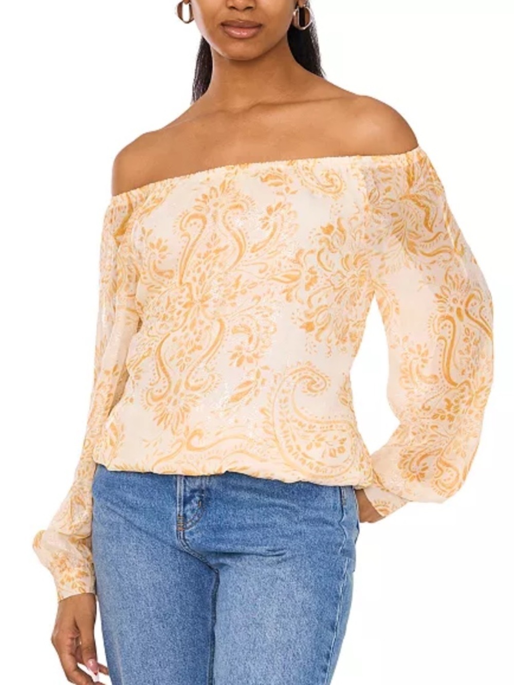 Sam & Jess
Women's Printed Off-The-Shoulder Top